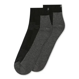 puma Pack of 2 Colourblock Ankle-Length Socks image 3