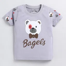 pixie n prince Boys Graphic Printed Shorts and T-shirt Set image 3