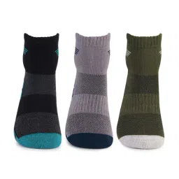 bonjour Men Pack of 3 Knitted Ankle-Length Socks image 3