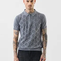 snitch Men Regular Fit Graphic Print T-Shirt image 3