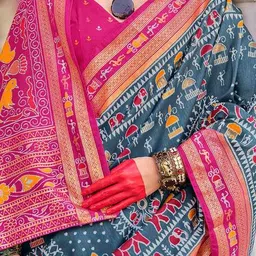 ri-wah Women Traditional Saree image 3
