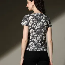 nyrika Women Floral Print Regular Fit Top image 3