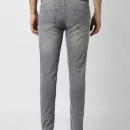 peter england Men Slim Fit Jeans with 5-Pocket Styling  image 3