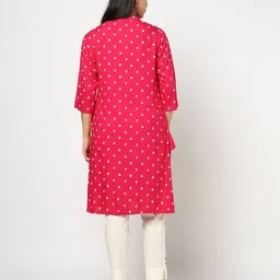 yousta Women Printed Flared Kurta image 3