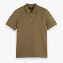 scotch & soda Men Seasonal Core Patterned Regular Fit Cotton Polo T-Shirt image 4