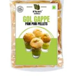 Khyati Naturals Sooji Pani Puri Fryums | Ready-to-Fry & Air Fryer Friendly Golgappa | Instant & Crispy Puchka/Gupchup | Hygienic & Fresh Indian Snack (400 Gram, Pani Puri) image 5