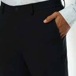 netplay Men Mid-Rise Slim Fit Flat Front Trousers image 4