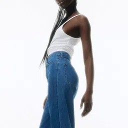 h&m High Rise Wide Jeans image 4