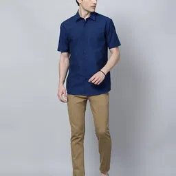 vastra Men Regular Fit Cotton Kurta with Patch Pocket image 4