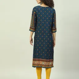 biba Women Straight Printed Kurta image 4