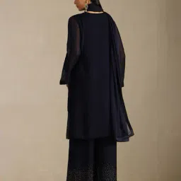 soch Women Embellished Straight Kurta Set with Dupatta image 4