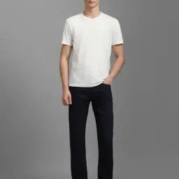 louis philippe Men Mid-Wash Mid-Rise Straight Jeans image 4