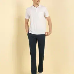 allen solly Men Slim Fit Chinos with Insert Pockets image 4