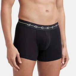 jockey Pack of 2 Super Combed Cotton Trunks with Ultrasoft Waistband-NY16 image 4