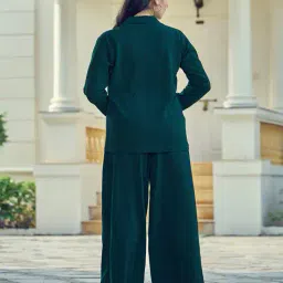 twins lady Women Shirt & Palazzos Co-Ord Set image 4