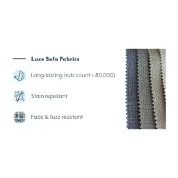 urban ladder create Apollo 1 Seater Fabric Sofa in Sandshell Beige Colour image 6