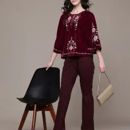 label ritu kumar Tressa Blouson Top image 4