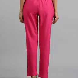 Women Pants with Semi-Elasticated Waist image 4