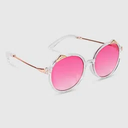 dukiekooky Girls UV-Protected Circular Sunglasses-DKSG363 image 4