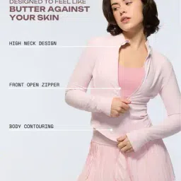 cava Women Fitted Zip Front Track Jacket image 4