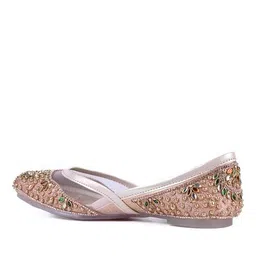jove Women Embellished Slip-On Flat Sandals  image 4