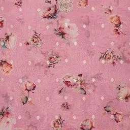 soch Women Floral Print 3-Piece Unstitched Dress Material image 4