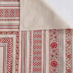 fabindia 200 TC Printed Double-Size Bedsheet with Pillow Covers image 4