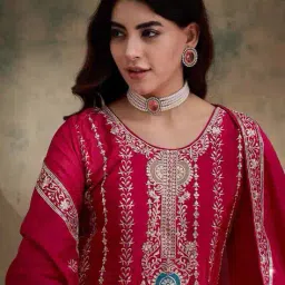 tanuka Women Embroidery Flared Kurta Set image 4
