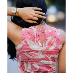 anni designer Women Floral Print Straight Kurta Set image 4