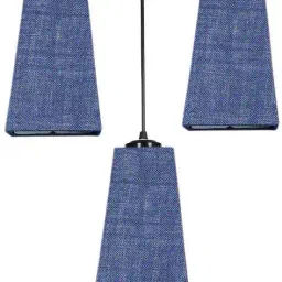 devansh Jute Pyramid Quintuple Hanging Lamps  image 4