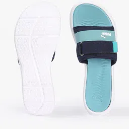 puma Colourblock Slides with Velcro Accent image 4