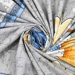 jaipur fabric 180 TC Printed Bedsheet with Pillow Covers image 4