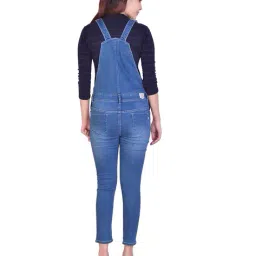 fck-3 Washed Denim Dungaree image 4