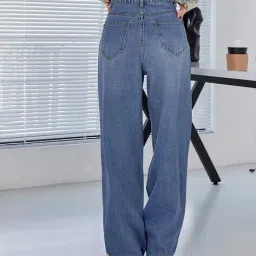 kotty Women High Rise Straight Jeans image 4