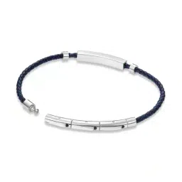 police Men Silver-Plated Bracelet with Lobster Closure image 4