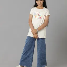 under fourteen only Girls Mid-Rise Straight Jeans image 4