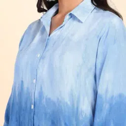 indie picks Women Regular Fit Tie & Dye Shirt image 4