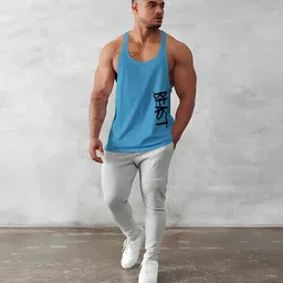 bab Men Typographic Vest image 4