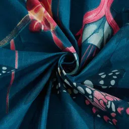 arrabi Cotton Bedsheet With 1 Pillow Cover image 4