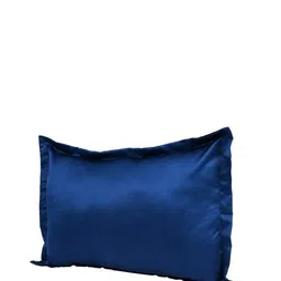 the conversion Set of 2 Silky Satin with Flange border pillow cover 17"x27" image 4