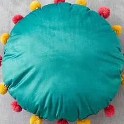 home centre Embroidered Filled Cushion - 40" x 40" image 4