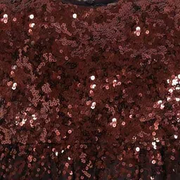 cherry crumble by nitt hyman Girls Round Neck Fit and Flare Dress image 4