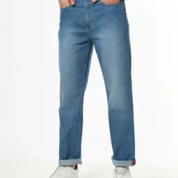buda jeans co Men Mid-Wash Straight Fit Jeans image 4
