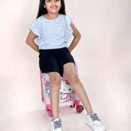 kiddopanti Girl Regular Fit Floral Print Top image 4