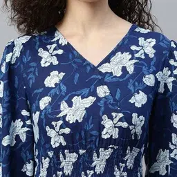 leia Women Floral Print Fit & Flare Dress image 4