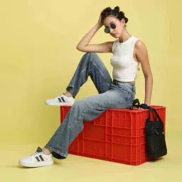 bene kleed Women Washed Jeans image 4