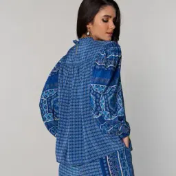 style island Women Geometric Relaxed Fit Top image 4