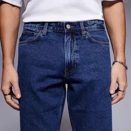 asos design Vintage Lightly Washed Flared Fit Jeans image 4