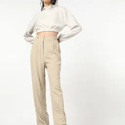 sam Women Relaxed Fit Crop Hoodie image 4