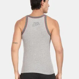 pepe jeans Square-Neck Cotton Solid Vest image 4